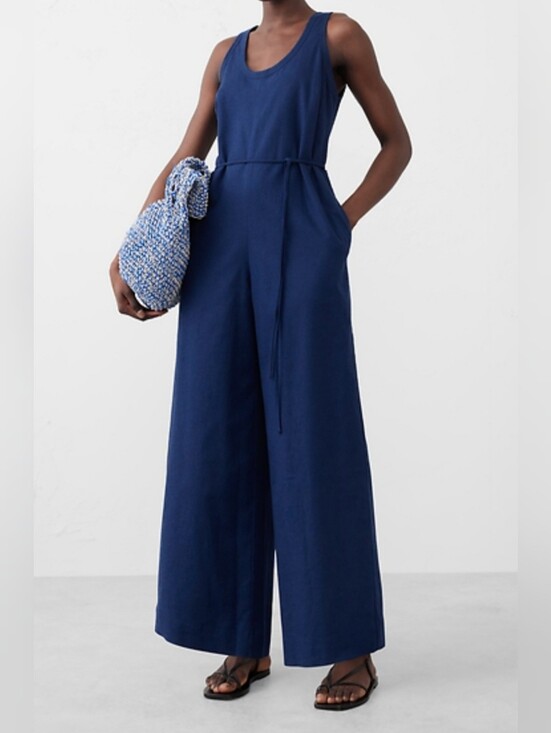 Anthropologie Pants - Anthropologie Touche Linen Jumpsuit